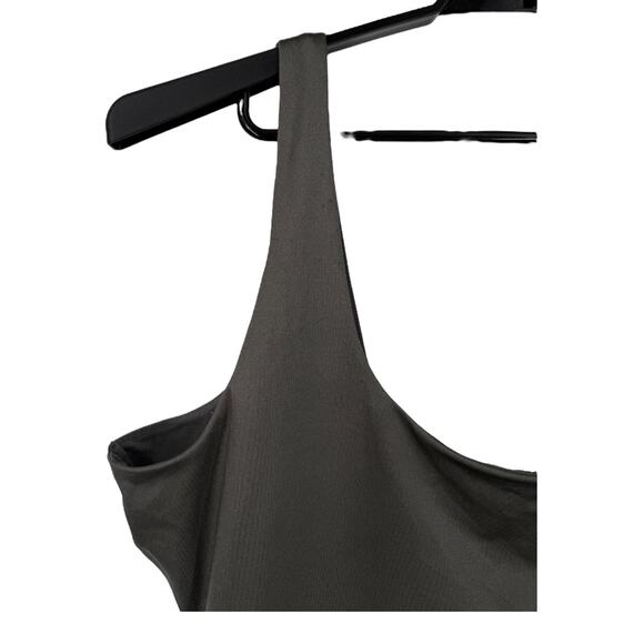 Skims Jumpsuit All in One Shine bodysuit gray size 4X DEFECT - Picture 2 of 7